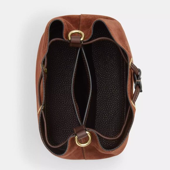 COACH CCC78 Rowan Bucket Bag Shoulder Crossbody Vintage Brown *SEALED* - Picture 7 of 12